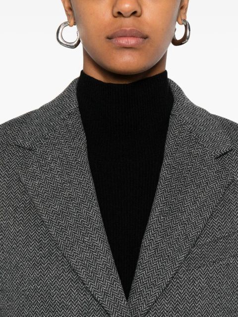 Weekend Max Mara notched button-fastening jacket - Grey