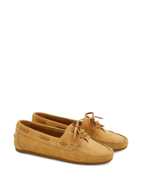 Ferragamo leather boat shoes - Neutrals - zdjęcie produktu nr 2
