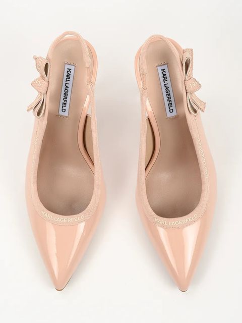 Karl Lagerfeld szpilki skórzane Sarabande