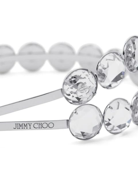 Jimmy Choo Double Row Headband - Silver