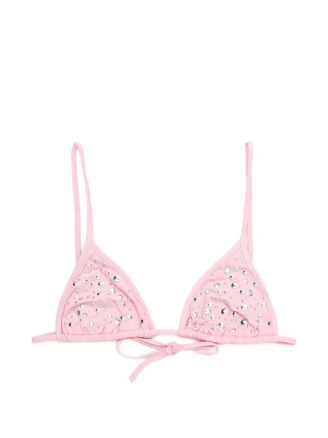 Gimaguas Bella stud-embellished bikini top - Pink - zdjęcie produktu nr 1