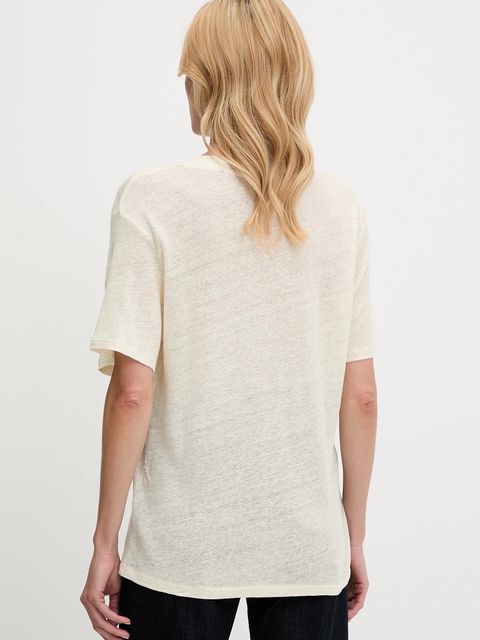 BOSS Orange t-shirt lniany C_Ela_1 - zdjęcie produktu nr 1