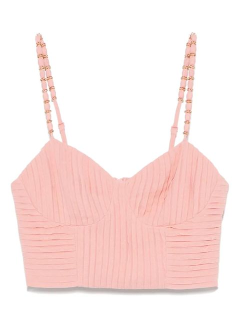 FARM Rio plissé-effect tank top - Pink - zdjęcie produktu nr 1