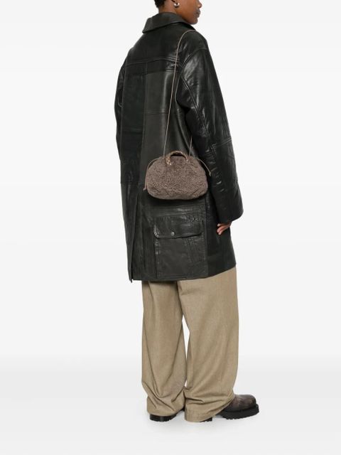 Hereu braided-handle tote bag - Grey