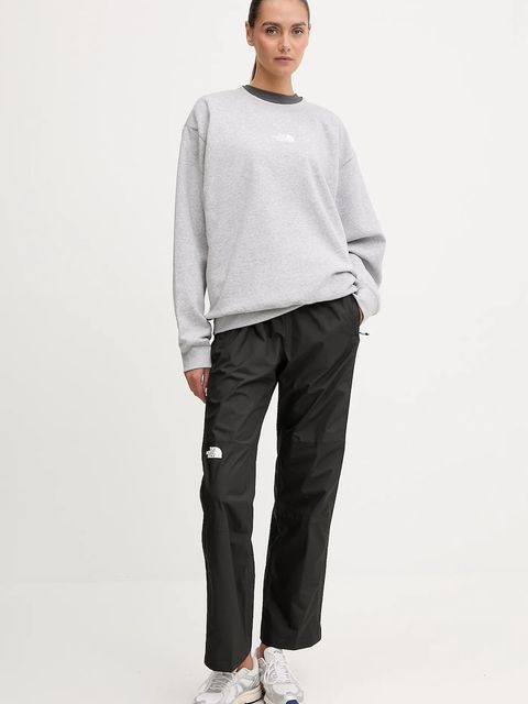 The North Face bluza Essential damska kolor szary melanżowa NF0A89EPDYX1 - zdjęcie produktu nr 2