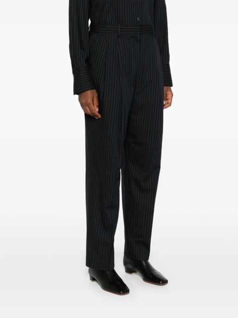 TOTEME tailored pinstriped trousers - Blue
