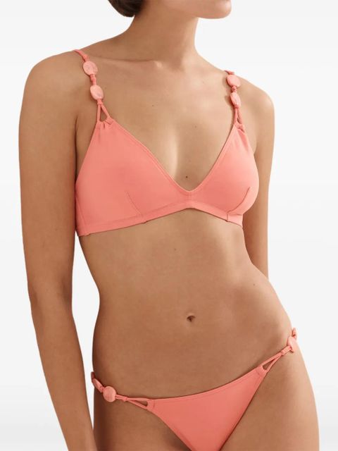 ERES Edina full-cup triangle bikini top - Pink