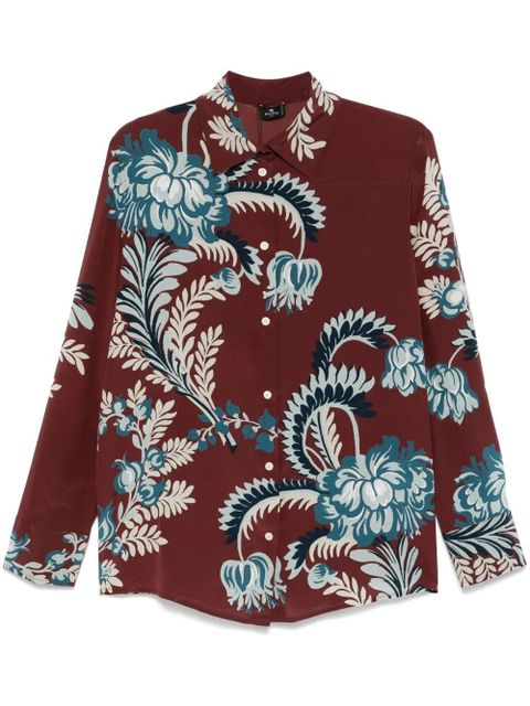 ETRO floral-print shirt - Red - zdjęcie produktu nr 1