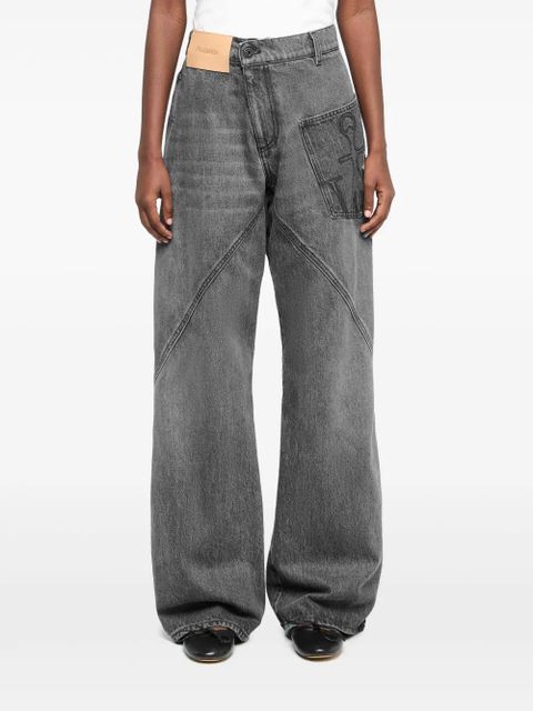 JW Anderson twisted workwear jeans - Grey
