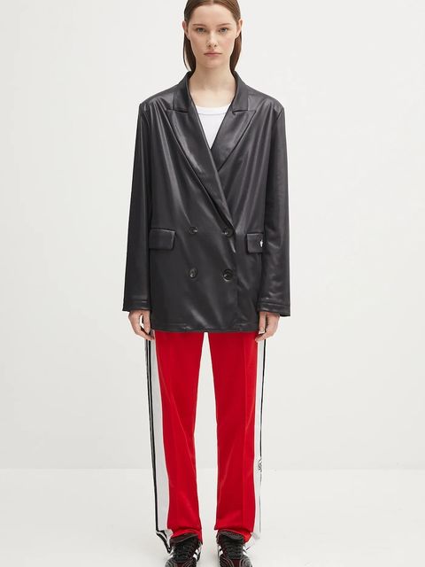 adidas Originals spodnie dresowe Adibreak Pt damskie kolor czerwony z aplikacją JY1354