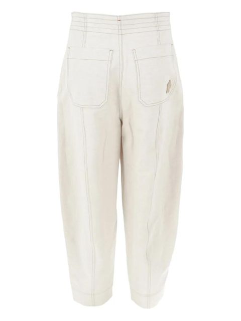 Moncler Grenoble button-fastening trousers - Neutrals - zdjęcie produktu nr 2