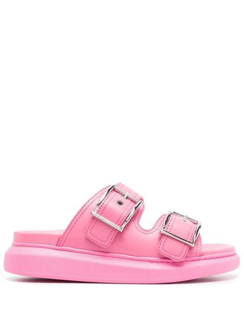 Alexander McQueen 50mm double-buckle sandals - Pink - zdjęcie produktu nr 1
