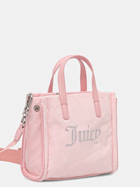 Juicy Couture torebka Iris Velvet kolor różowy BIJIR8945WZC
