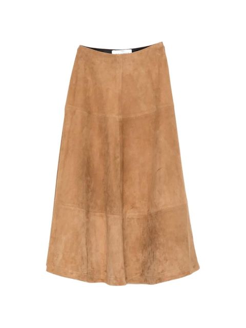 Nour Hammour Opera panelled midi skirt - Neutrals - zdjęcie produktu nr 1