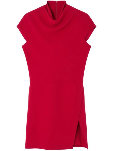 Versace draped front-slit mini dress - Red - zdjęcie produktu nr 1