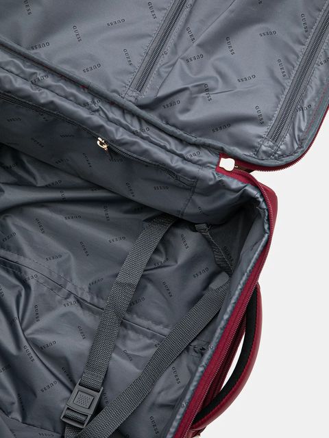 Guess walizka FOLLIE SMALL kolor czerwony TWNN96 76983