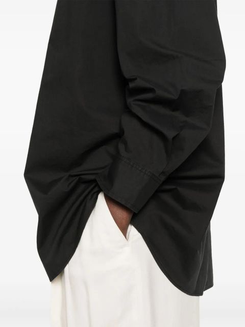 TOTEME tumbled shirt - Black