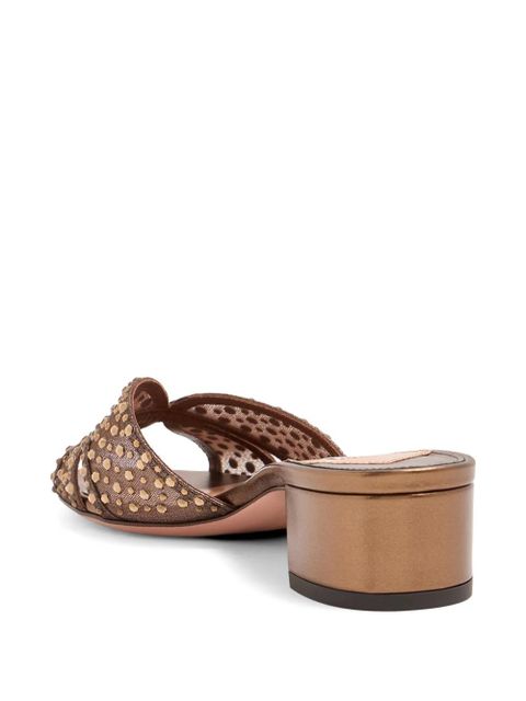 Aquazzura Crystal Lover sandals - Brown