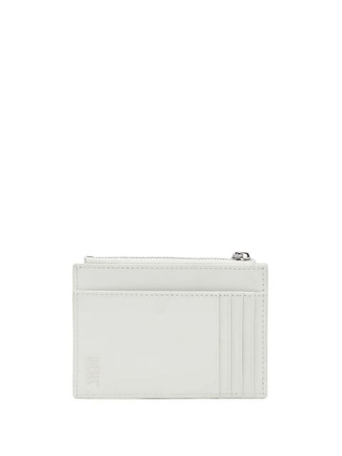 Diesel 1DR leather cardholder - White