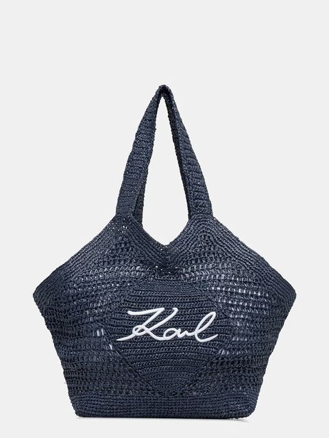 Karl Lagerfeld torebka tote damska pleciona K/SIGNATURE - zdjęcie produktu nr 1