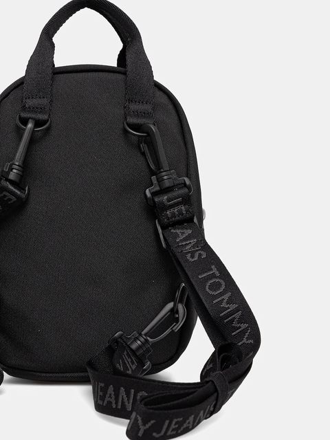 Tommy Jeans plecak damski kolor czarny mały gładki AW0AW17577