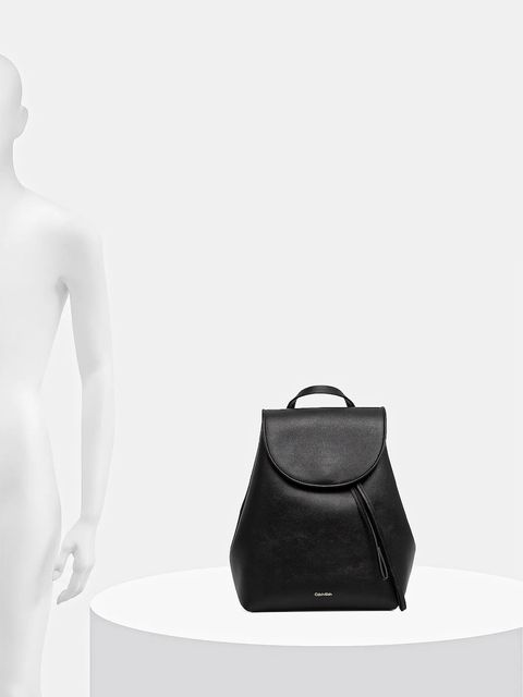 Calvin Klein plecak damski kolor czarny mały gładki LV04F3297G