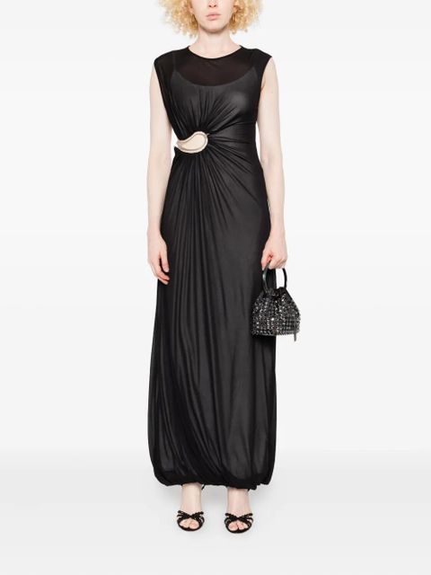 Christopher Esber cut-out draped maxi dress - Black - zdjęcie produktu nr 2