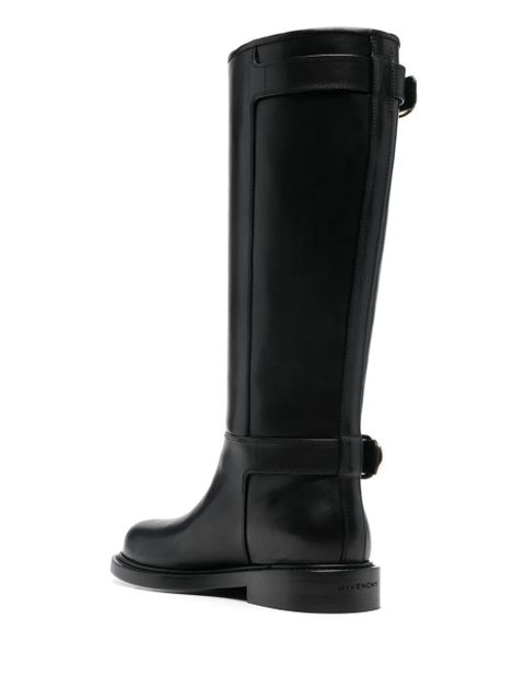 Givenchy buckled leather boots - Black - zdjęcie produktu nr 2