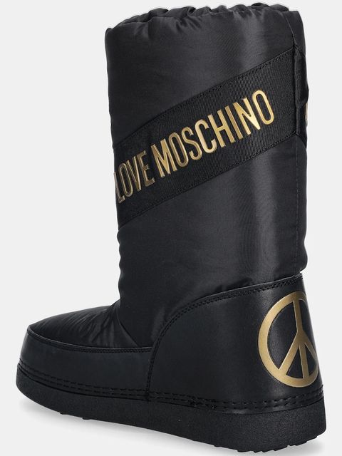 Love Moschino śniegowce kolor czarny JA24032G0NISY000