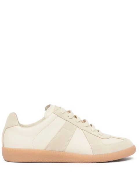 Maison Margiela Replica low-top leather sneakers - Neutrals - zdjęcie produktu nr 1