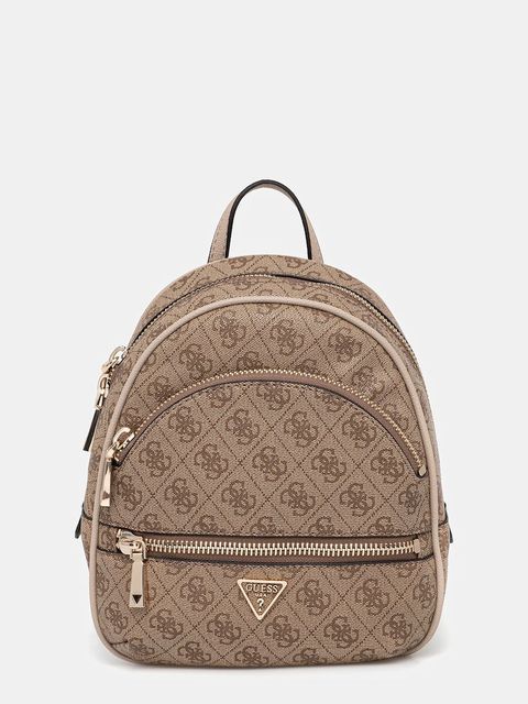 Guess plecak MANHATTAN damski kolor beżowy mały wzorzysty HWSG71 18320 - zdjęcie produktu nr 1