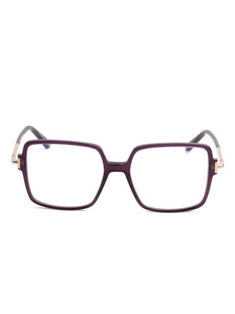 TOM FORD Eyewear square-frame glasses - Purple - zdjęcie produktu nr 1