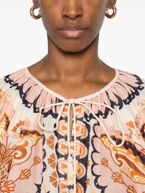 FARM Rio Jaipur blouse - Pink