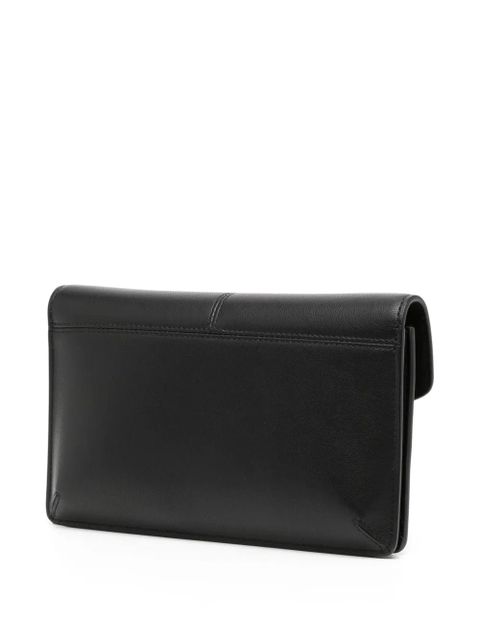 Mulberry press-stud fastening chain strap bag - Black