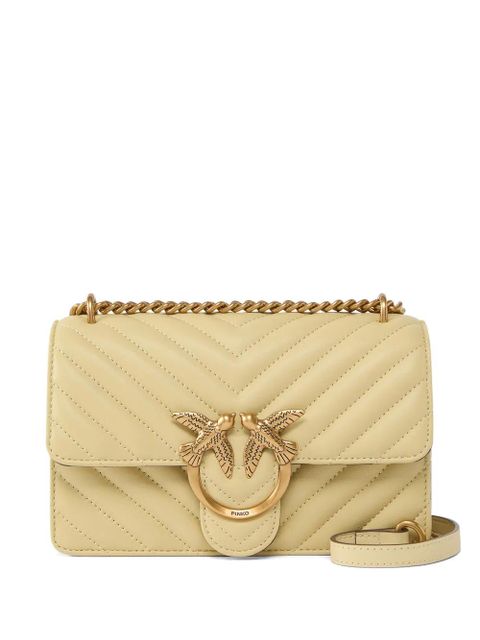 PINKO mini Love Bag One quilted shoulder bag - Neutrals - zdjęcie produktu nr 1
