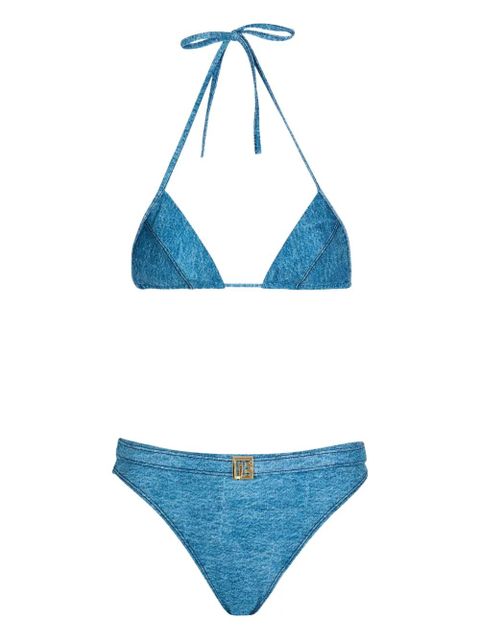 Balmain logo-plaque bikini - Blue - zdjęcie produktu nr 1