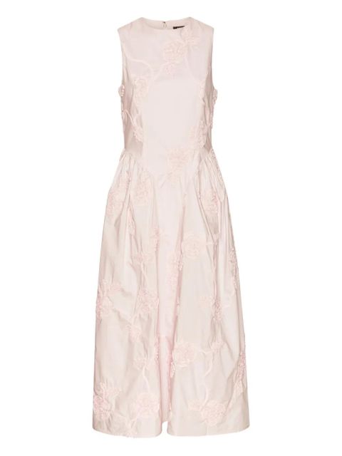 ROTATE BIRGER CHRISTENSEN flower midi dress - Pink - zdjęcie produktu nr 1
