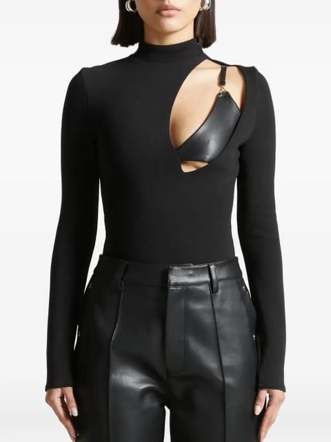 Manière De Voir cut-out bodysuit - Black - zdjęcie produktu nr 1