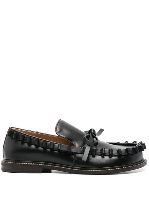 JW Anderson ruffle-detail loafers - Black - zdjęcie produktu nr 1