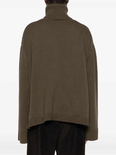 The Frankie Shop roll-neck sweater - Green
