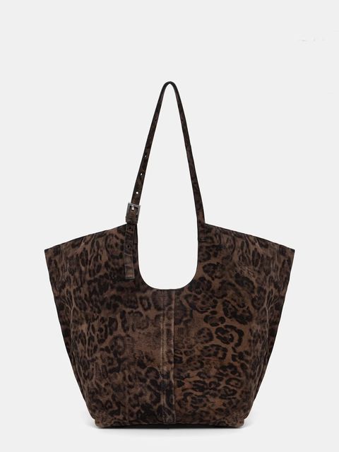 AllSaints torebka shopper damska zamszowa ARA - zdjęcie produktu nr 1