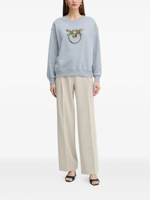 PINKO bead-embellished sweatshirt - Blue - zdjęcie produktu nr 2