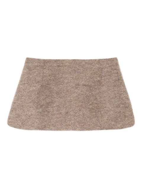 Sunnei Armatura button mini skirt - Brown - zdjęcie produktu nr 2