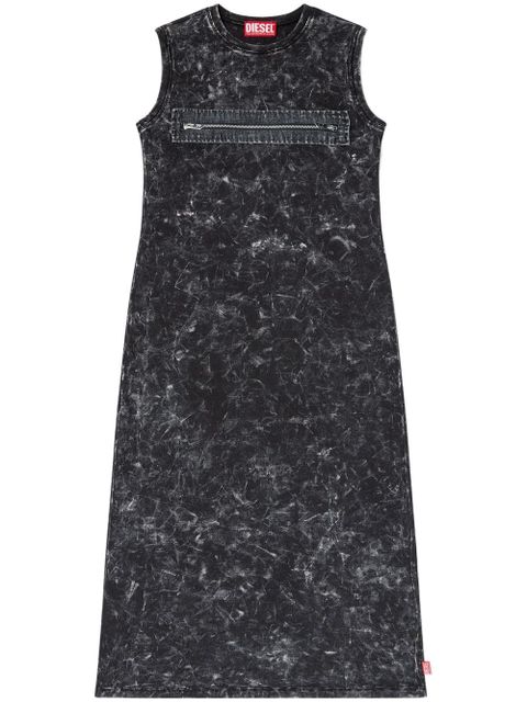 Diesel D-Pra midi dress - Black - zdjęcie produktu nr 1