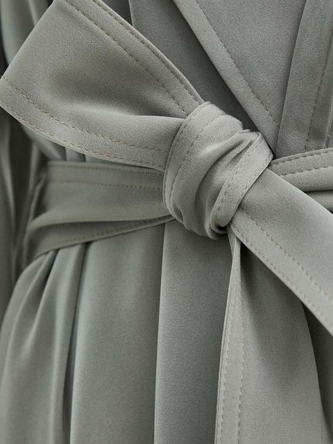 Guess trencz MICOLE damski kolor zielony przejściowy W4GL00 WFYW2