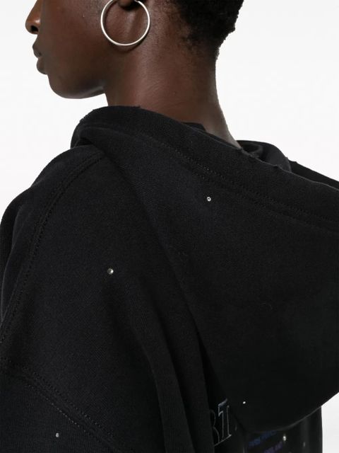 Zadig&Voltaire Elisio logo-print hoodie - Black