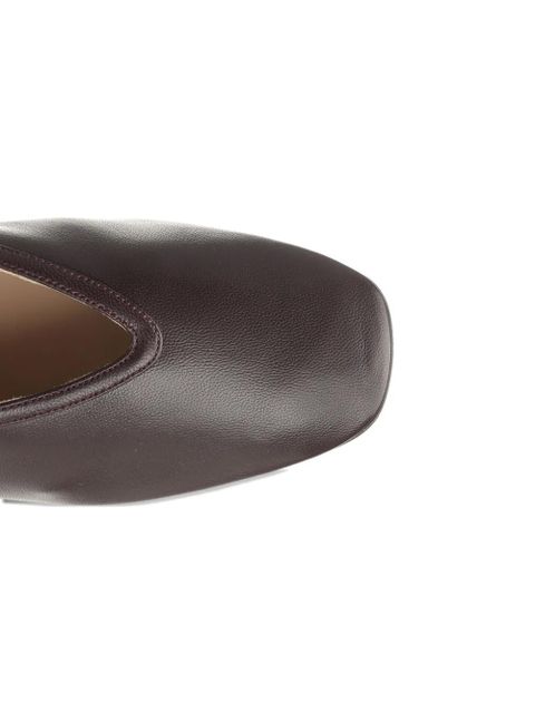 Le Monde Beryl block-heel pumps - Brown