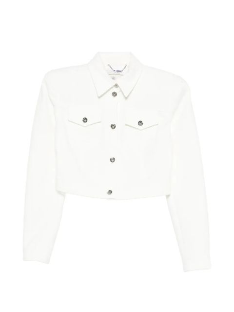 Blumarine button bouclé jacket - White - zdjęcie produktu nr 1