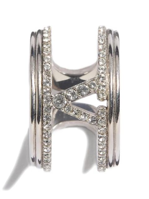 Valentino Garavani crystal ring - Silver