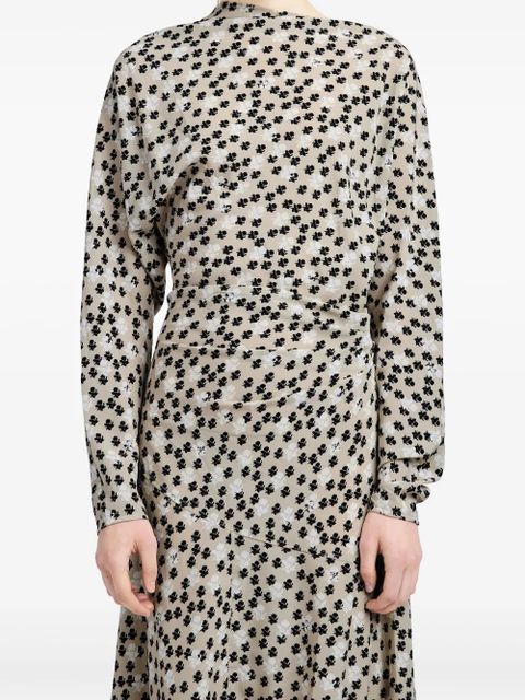 Proenza Schouler Alina midi dress - Neutrals